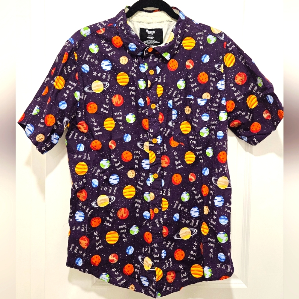 Ask me about Uranus space button up